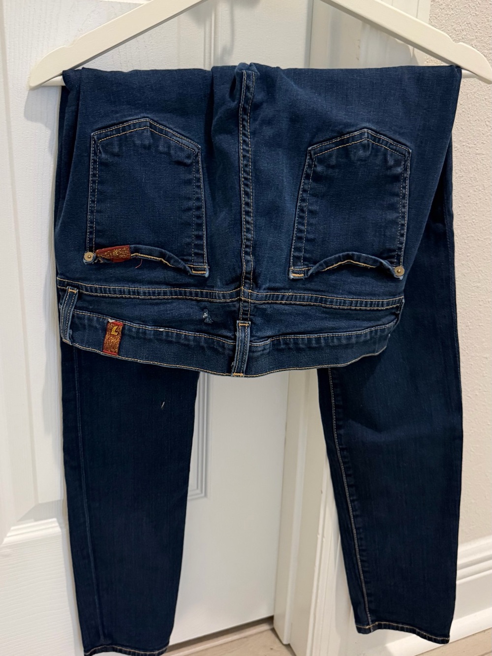 7 for mankind jeans Women’s Dark Blue Slim Jeans